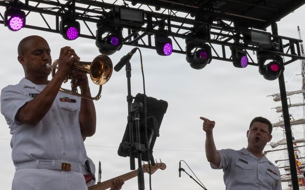 Navy Band Cruisers perform at Baltimore's Sail 250 Celebrations