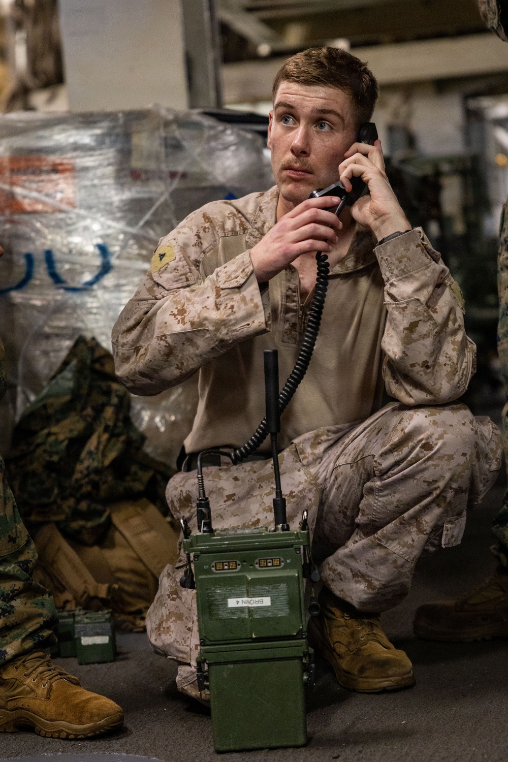 Boxer Sailors, 11th MEU Marines Conduct Daily Operations