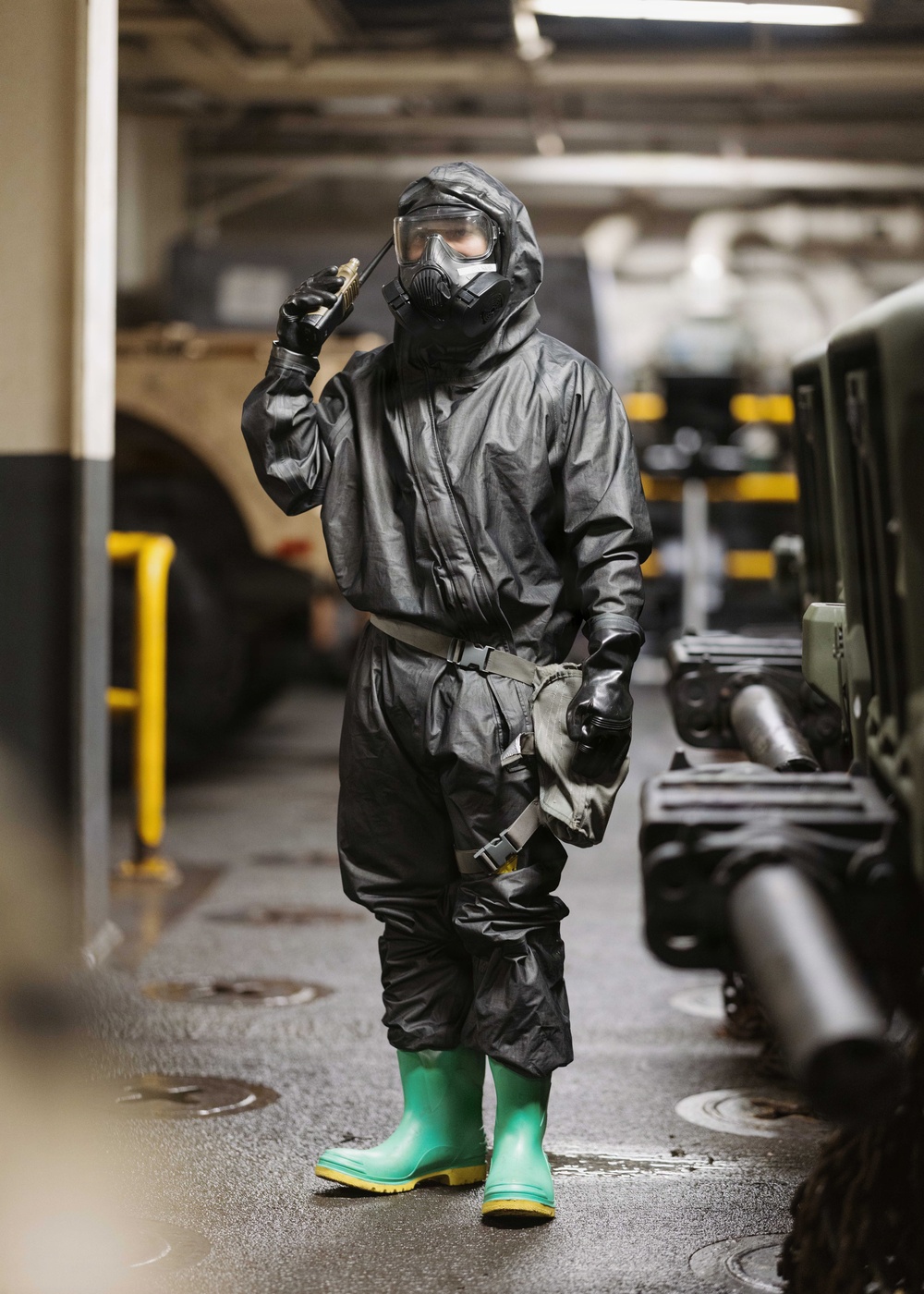11th MEU Marines, Sailors Conduct CBRN Sensitive Site Exploitation Exercise Aboard USS Boxer