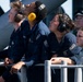 USS Boxer Hoist Battle Ensign While Sailing in Formation