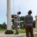 2026 Europe-Mediterranean Disinterment Team Assists with Flag Folding