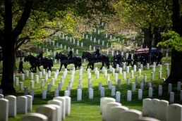 Full Military Funeral Honors with Escort are Conducted for U.S. Army Air Forces Sgt. James Murray in Section 71