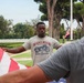 2026 Europe-Mediterranean Disinterment Team Assists with Flag Folding