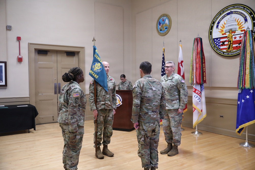 District of Columbia National Guard, Multi-Agency Augmentation Command holds change of command