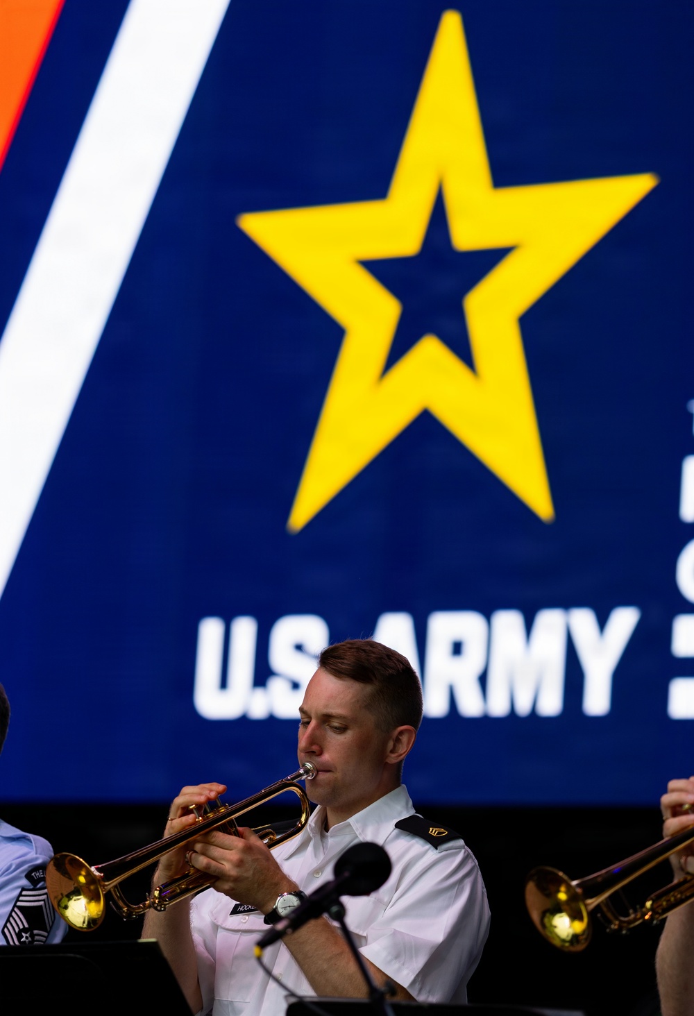 The U.S. Army Blues perform at the Great American State Fair