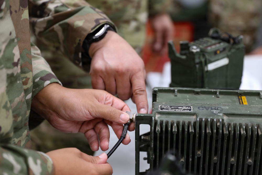 113th MPAD conducts radio training