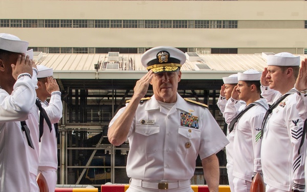 Hawaii News Now Interviews Adm. Koehler Aboard USS Essex During RIMPAC 26