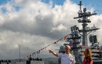 Hawaii News Now Interviews Adm. Koehler Aboard USS Essex During RIMPAC 26