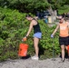 USS Theodore Roosevelt Carrier Strike Group and Carrier Air Wing 11 Sailors Participate in a Beach Clean Up During RIMPAC 26