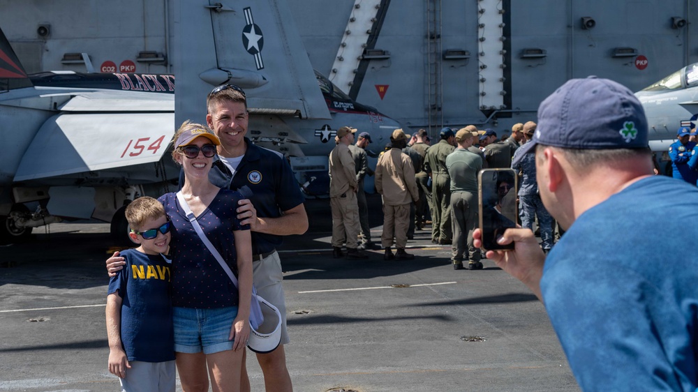 USS Theodore Roosevelt (CVN 71) Participates in Open Ship Day During RIMPAC 26
