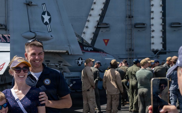 USS Theodore Roosevelt (CVN 71) Participates in Open Ship Day During RIMPAC 26
