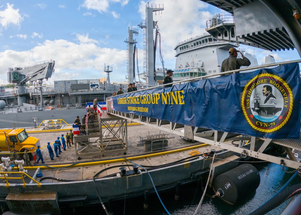 USS Theodore Roosevelt (CVN 71) Participates in Open Ship Day During RIMPAC 26