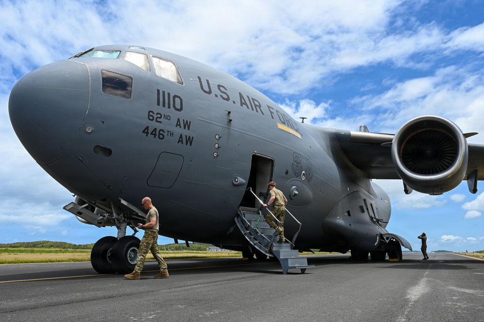 627th SFS Ravens arrive in Puerto Rico in transit to Venezuela