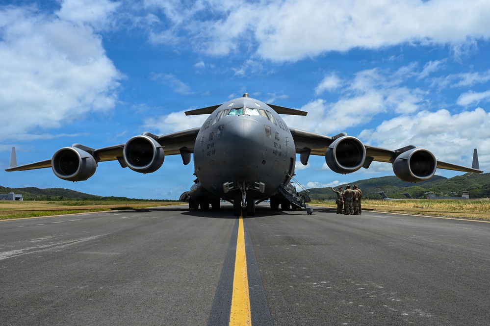 627th SFS Ravens arrive in Puerto Rico in transit to Venezuela
