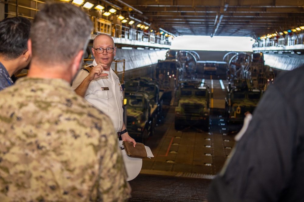 Partner Chaplains Tour USS Essex During RIMPAC 26
