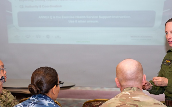 Medical Academics brief during Exercise RIMPAC 2026