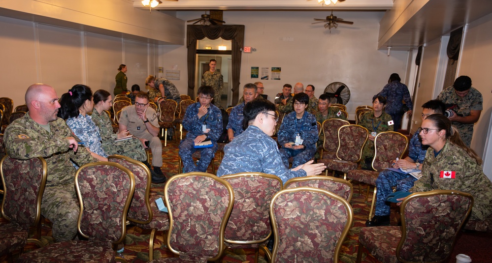 Medical Academics brief during Exercise RIMPAC 2026