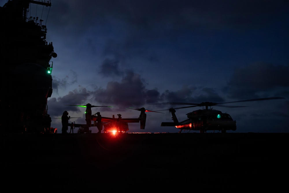 USS Kearsarge Conducts Flight Operations