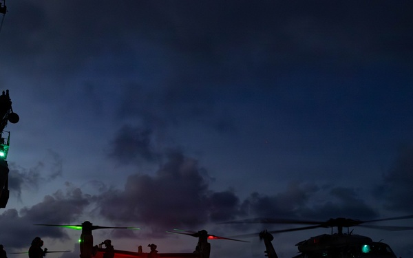 USS Kearsarge Conducts Flight Operations