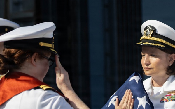 USS Kearsarge Holds a Burial at Sea Ceremony