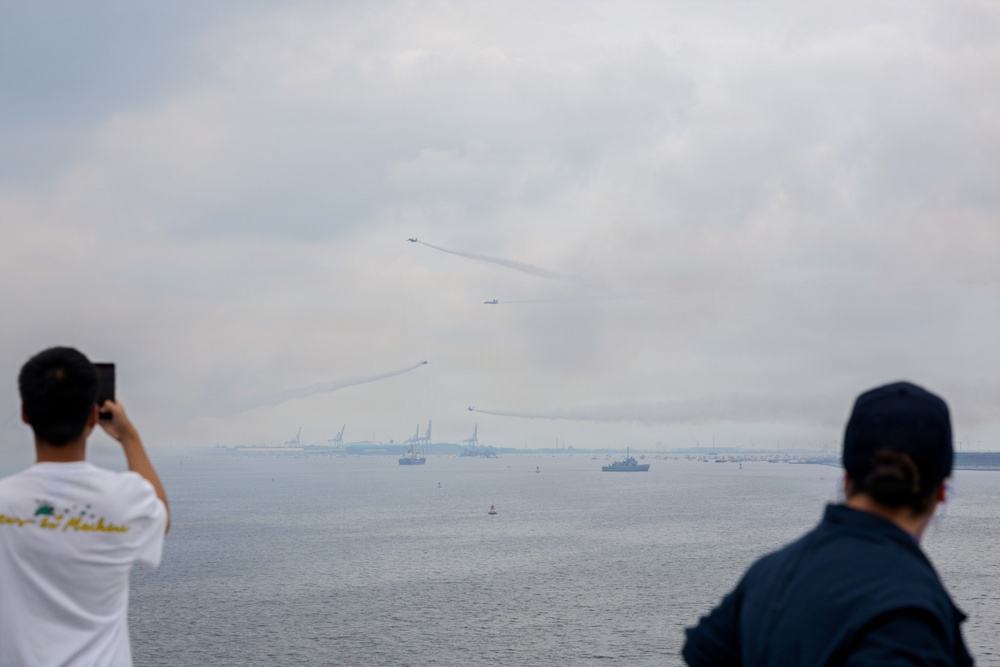 U.S. Navy Blue Angels Perform During Sail 250 MD