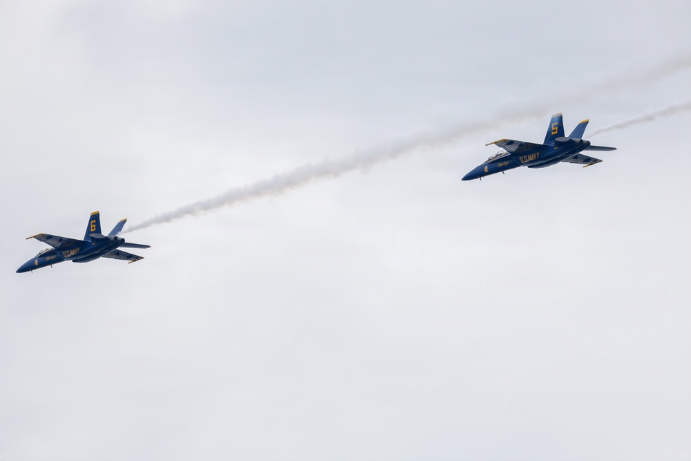 U.S. Navy Blue Angels Perform During Sail 250 MD