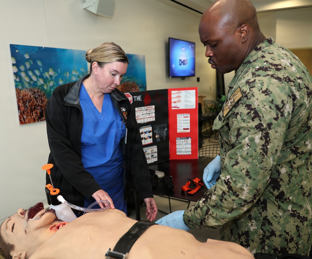 Navy nurses, corpsmen hone readiness at USNH Guam Skills Fair