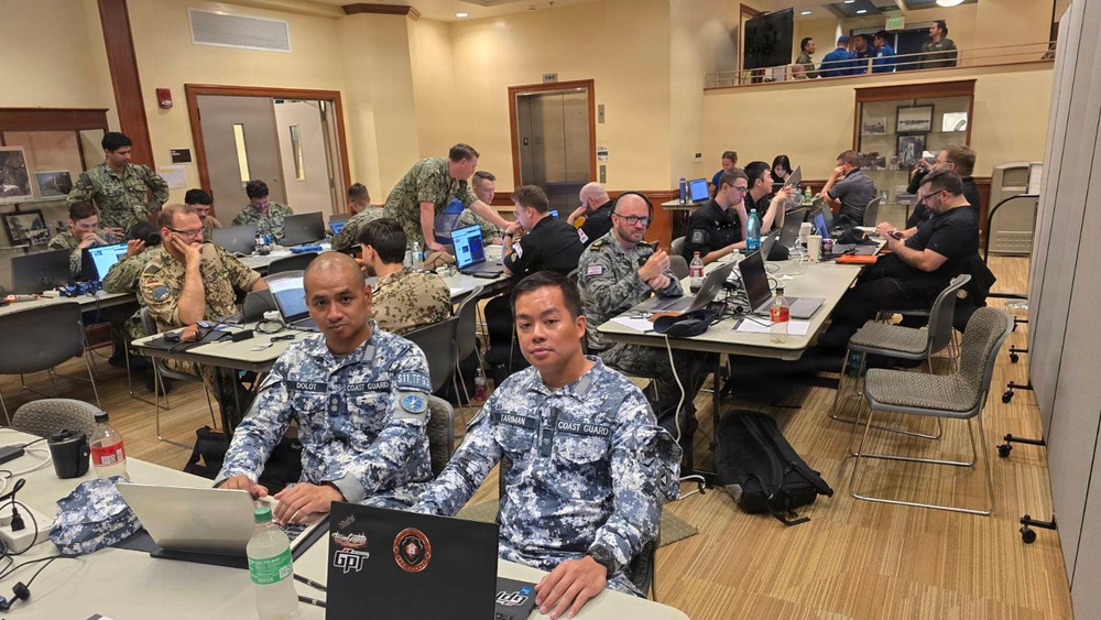 Philippine Coast Guard participates in RIMPAC defensive cyber operations workshop