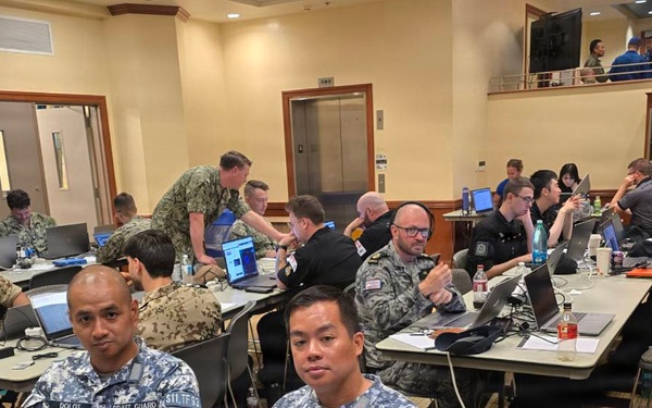 Philippine Coast Guard participates in RIMPAC defensive cyber operations workshop