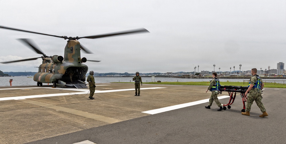 U.S. Naval Hospital Yokosuka Supports Bilateral Patient Transfer Exercise During Valiant Shield 2026