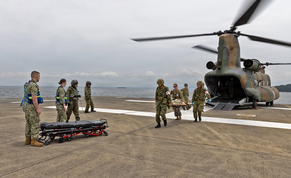U.S. Naval Hospital Yokosuka Supports Bilateral Patient Transfer Exercise During Valiant Shield 2026