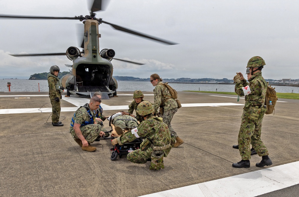 U.S. Naval Hospital Yokosuka Supports Bilateral Patient Transfer Exercise During Valiant Shield 2026
