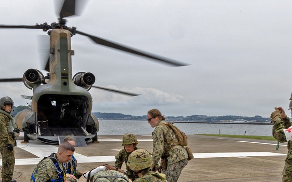 U.S. Naval Hospital Yokosuka Supports Bilateral Patient Transfer Exercise During Valiant Shield 2026