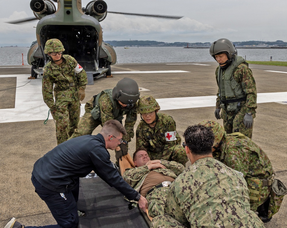 U.S. Naval Hospital Yokosuka Supports Bilateral Patient Transfer Exercise During Valiant Shield 2026