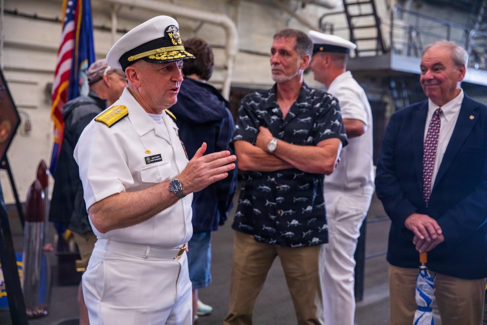 Members of the Baltimore Navy League tour USS Arlington (LPD 24) during SAIL 250 Baltimore &amp; Airshow Maryland