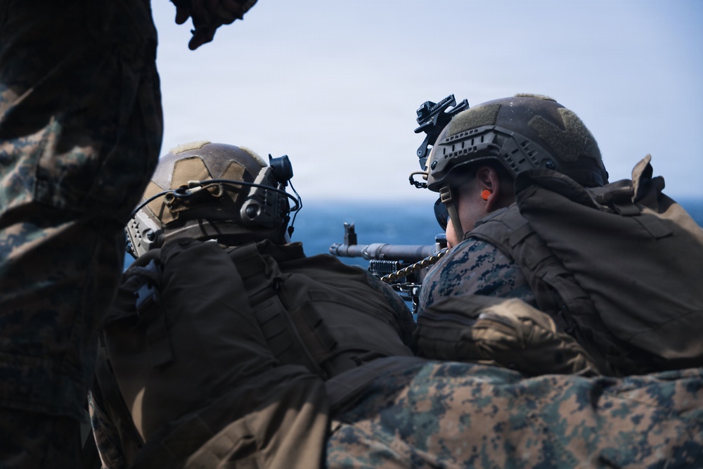 31st MEU | BLT 3/1 conducts live-fire deck shoot