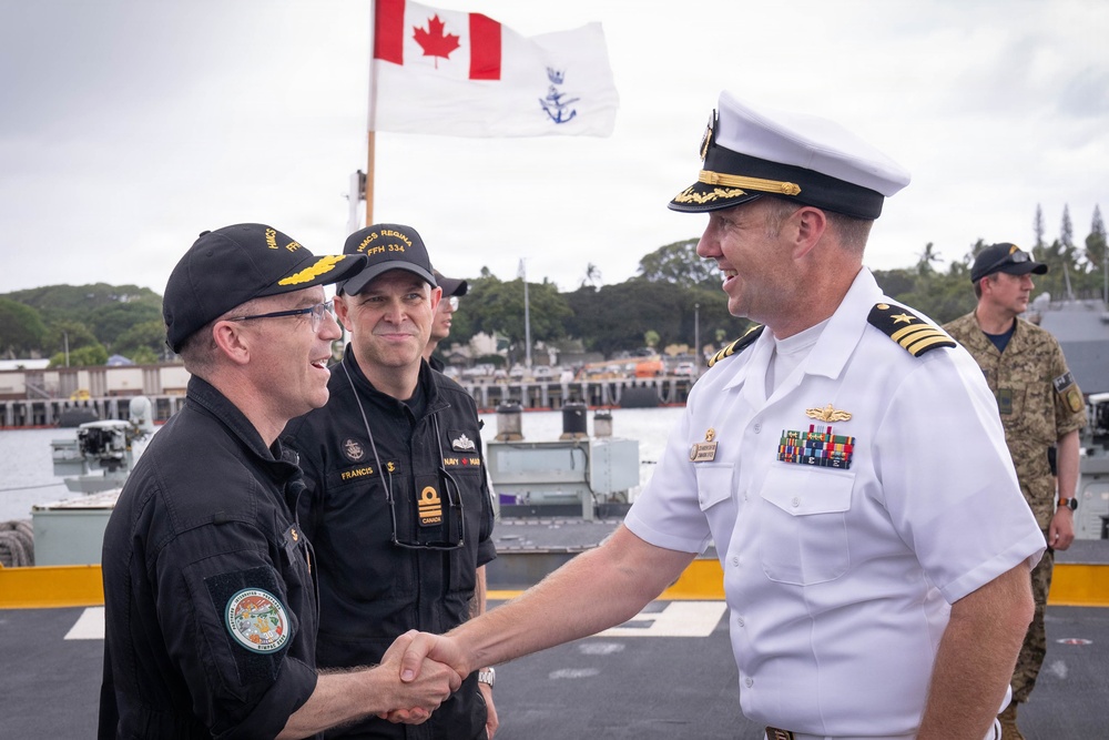 HMCS Regina arrives at Joint Base Pearl Harbor-Hickam for RIMPAC 2026