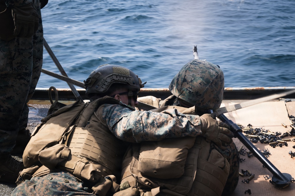 31st MEU | BLT 3/1 conducts live-fire deck shoot