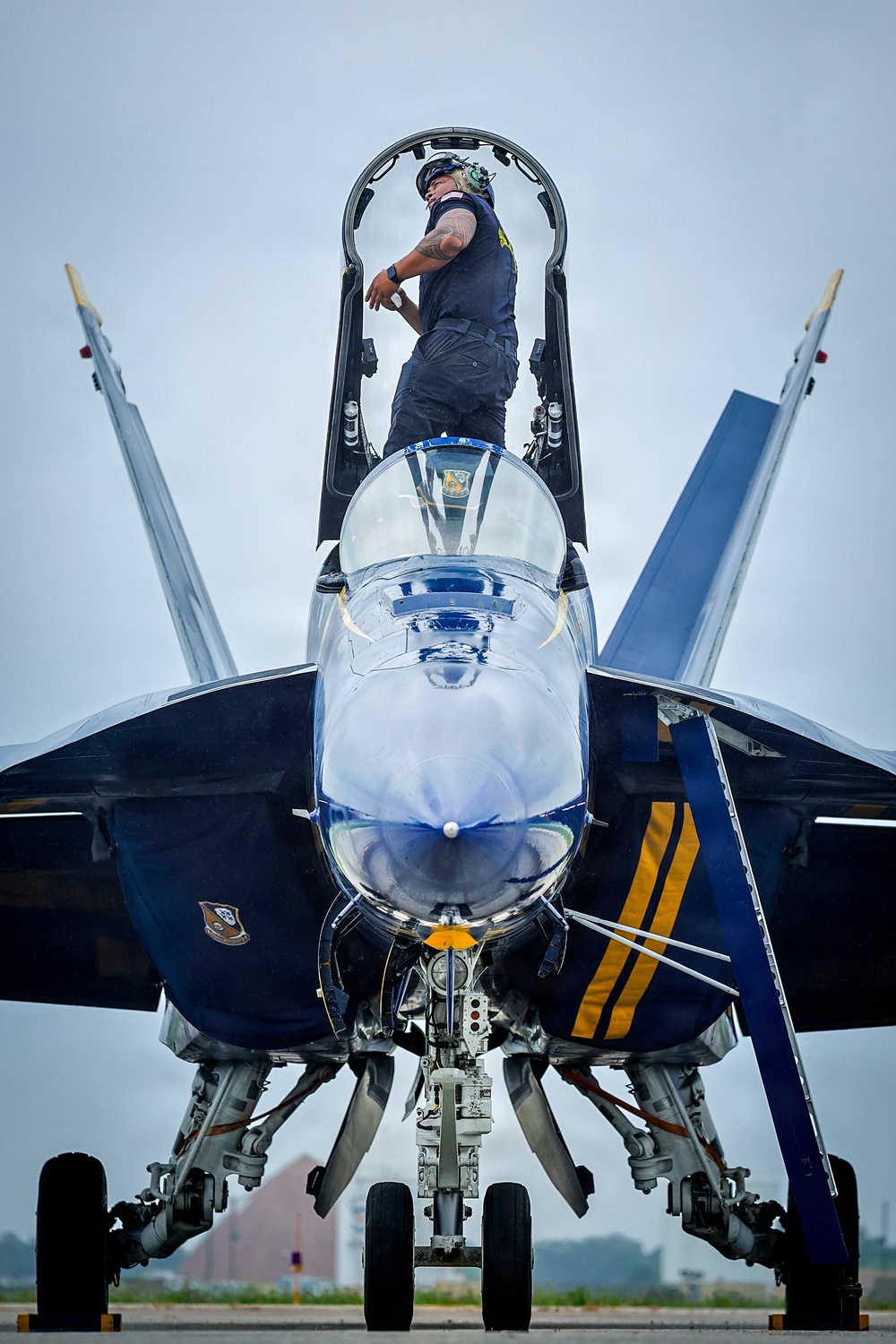Blue Angels, Red Arrows and U.S. Air Force F-16 Demo Team prepare for SAIL250 Maryland