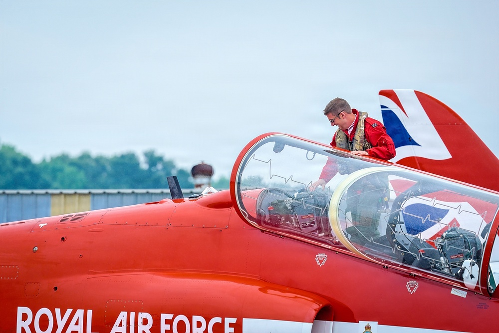 Blue Angels, Red Arrows and U.S. Air Force F-16 Demo Team prepare for SAIL250 Maryland
