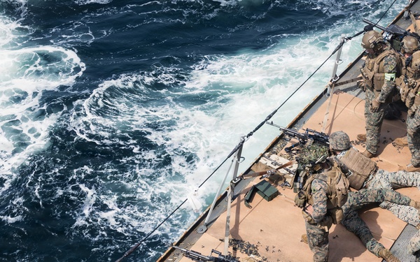 31st MEU | BLT 3/1 conducts live-fire deck shoot
