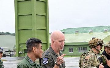 Valiant Shield 2026 - Lt General Carey visit to Matsushima Air Base