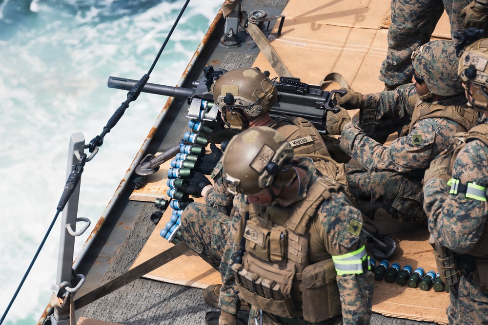 31st MEU | BLT 3/1 conducts live-fire deck shoot