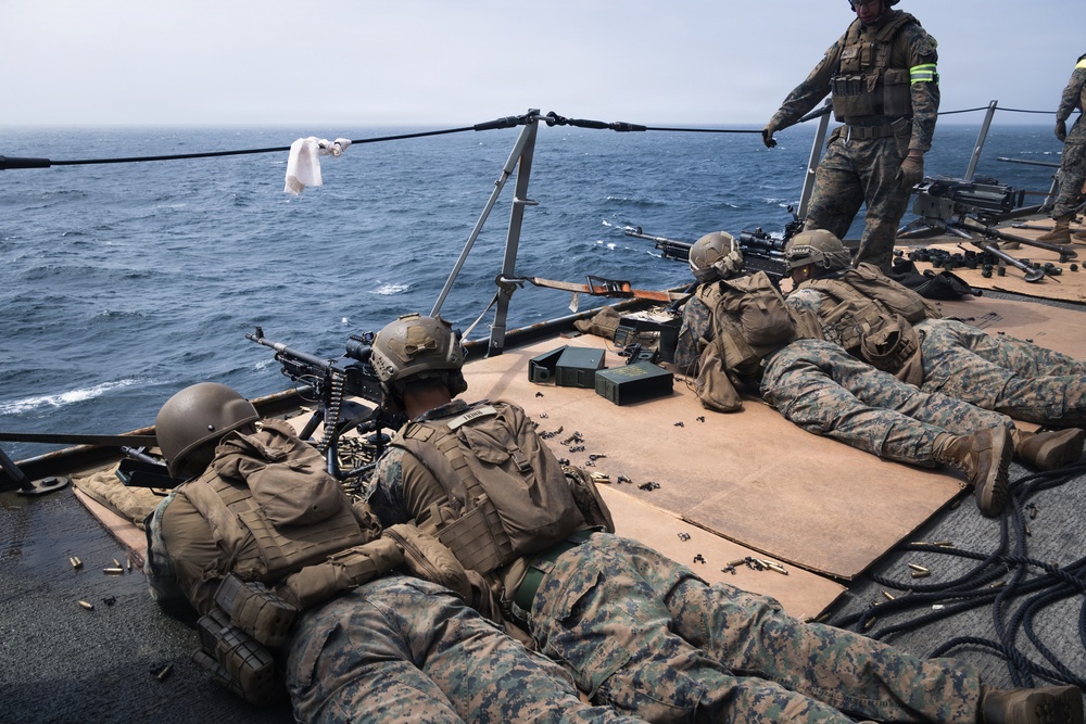 31st MEU | BLT 3/1 conducts live-fire deck shoot
