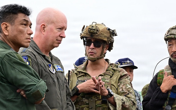 Valiant Shield 2026 - Lt General Carey visit to Matsushima Air Base