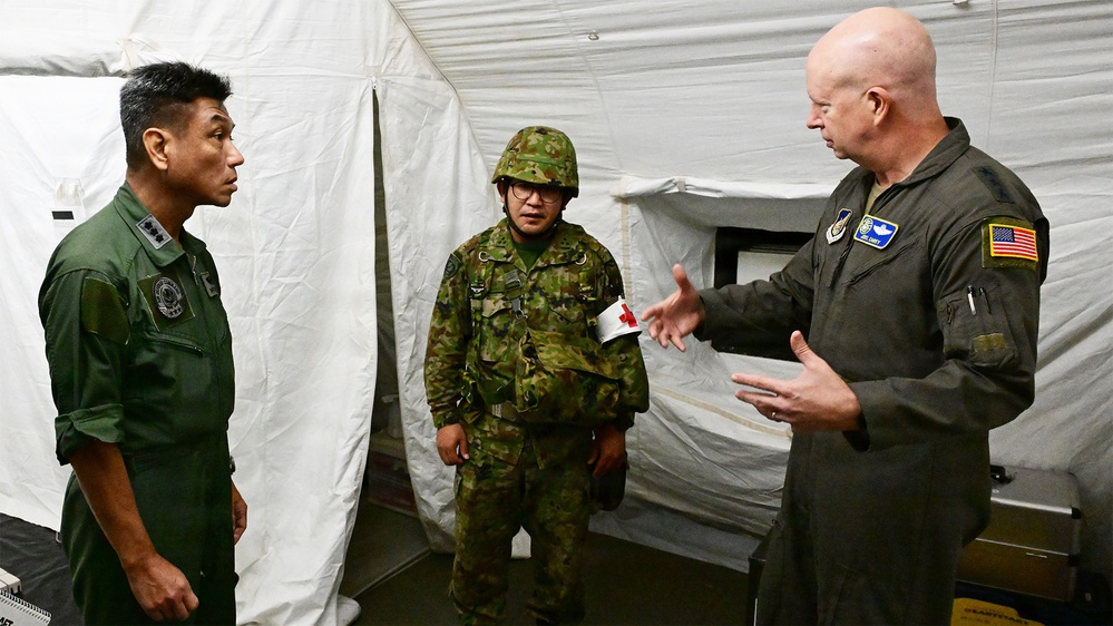 Valiant Shield 2026 - Lt General Carey visit to Matsushima Air Base