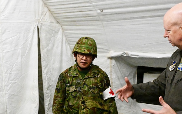 Valiant Shield 2026 - Lt General Carey visit to Matsushima Air Base