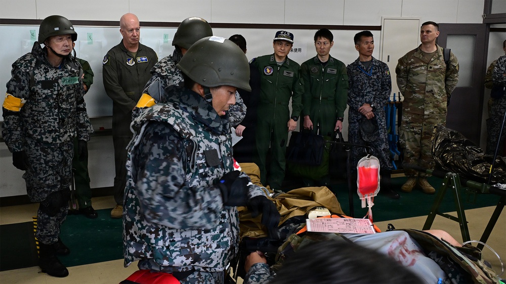 Valiant Shield 2026 - Lt General Carey visit to Matsushima Air Base