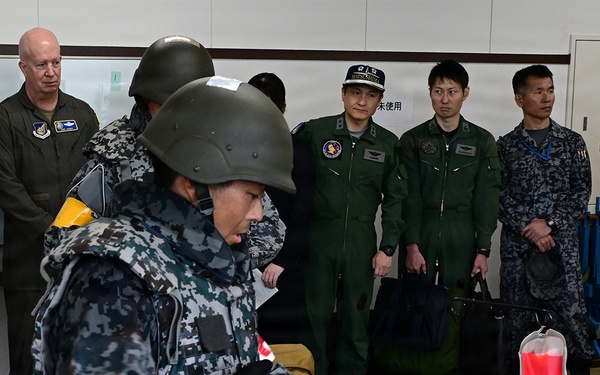 Valiant Shield 2026 - Lt General Carey visit to Matsushima Air Base