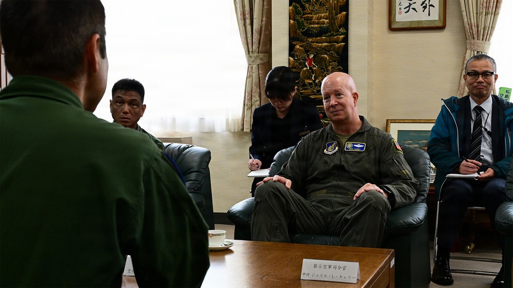 Valiant Shield 2026 - Lt General Carey visit to Matsushima Air Base